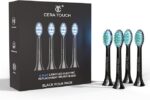 Cera Touch LED Electric Toothbrush Head – Compatible with Cera Touch LED Toothbrush, Pack of 4 Replacement Heads for Deep Clean & Effective Whitening.