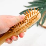 Cera Touch Mini Bamboo Hair Brush – Portable Detangling & Scalp Massage bamboo hair brush - Image 5