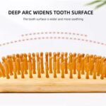 Cera Touch Bamboo HairBrush – Wooden Hair Brush for Women & Men, Anti-Frizz Detangling & Scalp Massage Hair Brush - Image 5