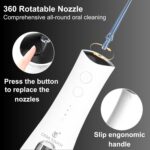 Cera Touch Water Flosser Portable Rechargeable Water Flosser for Teeth - Image 5